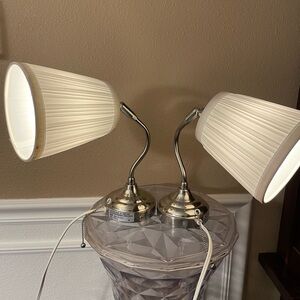 Set of 2 Arstid IKEA Pull String Wall Lamps